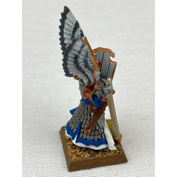 Hand Painted Warhammer Fantasy High Elf Hero Miniature Winged Helm Shield - Picture 5 of 9
